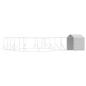 Preview: Outdoor-Hundezwinger mit Dach Silbern 10x10x2,5m Stahl Verzinkt