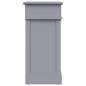 Preview: Schuhschrank Grau 50 x 28 x 58 cm Paulownia Holz