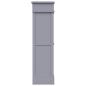 Preview: Schuhschrank Grau 50 x 28 x 98 cm Paulownia Holz