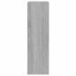 Preview: Schuhschrank Grau Sonoma 63x24x81 cm Holzwerkstoff