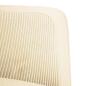 Preview: Sessel mit Armlehnen Creme 54 cm Cordstoff