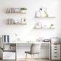 Preview: Schwebende Wandregale 4 Stk. Eichefarben 90x23,5x3,8 cm MDF