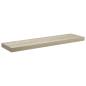 Preview: Schwebende Wandregale 4 Stk. Eichefarben 90x23,5x3,8 cm MDF