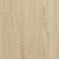 Preview: Schweberegale 4 Stk. Eiche und Wei? 90x23,5x3,8 cm MDF