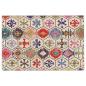 Preview: Teppich Waschbar Mehrfarbig 120x180 cm