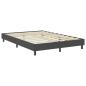 Preview: Boxspring-Bettgestell Grau Stoff 180x200 cm