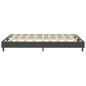 Preview: Boxspring-Bettgestell Grau Stoff 180x200 cm