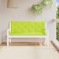 Preview: ARDEBO.de - Gartenbank-Auflagen 2 Stk. Knallgrün 150x50x7 cm Oxford-Gewebe