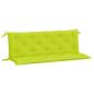 Preview: Gartenbank-Auflagen 2 Stk. Knallgrün 150x50x7 cm Oxford-Gewebe
