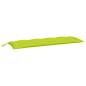 Preview: Gartenbank-Auflagen 2 Stk. Knallgrün 150x50x7 cm Oxford-Gewebe