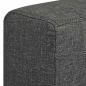 Preview: Sofa 2-Sitzer Stoff Dunkelgrau