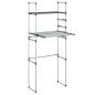 Preview: Waschmaschinenregal 77x52x192 cm Aluminium