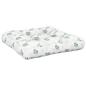 Preview: Palettenkissen Blattmuster 58x58x10 cm Oxford-Gewebe