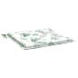 Preview: Sitzkissen 2 Stk. Blattmuster 50x50x3 cm Stoff
