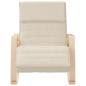 Preview: Schaukelstuhl Creme Stoff