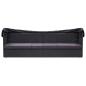 Preview: Outdoor-Sofabett mit Dach Poly-Rattan Schwarz