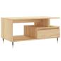 Preview: Couchtisch Sonoma-Eiche 90x49x45 cm Holzwerkstoff