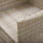 Preview: Garten-Liegestühle 2 Stk. mit Auflagen Poly Rattan Beige