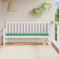 Preview: ARDEBO.de - Gartenbank-Auflage Grün 200x50x3 cm Oxford-Gewebe