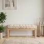 Preview: ARDEBO.de - Palettenkissen Baumwolle 120×80×10 cm Beige