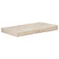 Preview: Palettenkissen Baumwolle 120×80×10 cm Beige