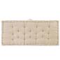 Preview: Palettenkissen Baumwolle 120×80×10 cm Beige