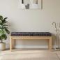 Preview: ARDEBO.de - Palettenkissen Baumwolle 120×40×7 cm Anthrazit