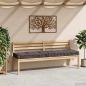 Preview: Palettenkissen Baumwolle 120×40×7 cm Anthrazit