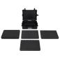 Preview: Flugkoffer Tragbar Schwarz 52x40x19 cm PP