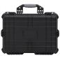 Preview: Flugkoffer Tragbar Schwarz 52x40x19 cm PP