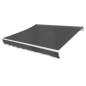 Preview: ARDEBO.de - Gelenkarmmarkise Motorisiert 600 cm Anthrazit