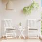 Preview: ARDEBO.de - Gartenstuhl-Kissen 2 Stk. Taupe 40x40x3 cm Oxford-Gewebe