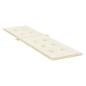 Preview: Liegestuhl-Auflage Creme (75+105)x50x4 cm