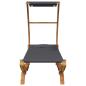 Preview: Sonnenliege mit Dach 100x190x134 cm Bugholz Massiv Anthrazit