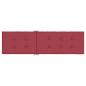Preview: Liegestuhl-Auflage Weinrot (75+105)x50x4 cm