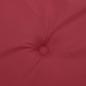 Preview: Liegestuhl-Auflage Weinrot (75+105)x50x4 cm