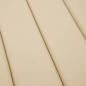 Preview: Sonnenliegen-Auflage Beige 186x58x4 cm Oxford-Gewebe