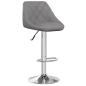 Preview: Barhocker 2 Stk. Grau Kunstleder
