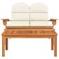Preview: 2-tlg. Garten-Lounge-Set Adirondack Massivholz Akazie