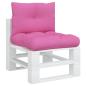Preview: Palettenkissen 2 Stk. Rosa Oxford-Gewebe