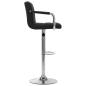 Preview: Barhocker Schwarz Stoff