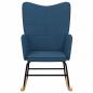 Preview: Schaukelstuhl Blau Stoff