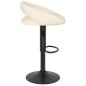 Preview: Barhocker 2 Stk. Creme Samt