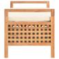 Preview: Sitzbank mit Stauraum 93×49×49 cm Walnuss Massivholz