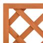 Preview: Garten-Spalier mit Blumenkasten Orange 50x25x90 cm Tannenholz