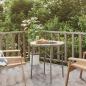 Preview: ARDEBO.de - Beistelltisch Grau 45 cm Poly Rattan