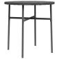 Preview: Beistelltisch Grau 45 cm Poly Rattan