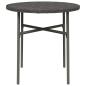 Preview: Beistelltisch Grau 45 cm Poly Rattan