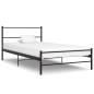 Preview: ARDEBO.de - Bettgestell Schwarz Metall 90?200 cm