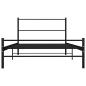 Preview: Bettgestell Schwarz Metall 90?200 cm